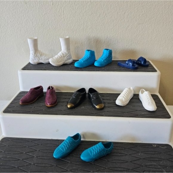 Barbie KEN Shoes Set of 7 - Picture 1 of 5